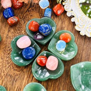 Bol en aventurine verte de haute qualité en gros pour la décoration de la maison et les décorations de Feng Shui, accessoire élégant - Product Image 1