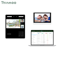 Thinmoo - Sistema de Control de Acceso a la Nube con Videoportero Android de Pantalla Táctil Ultra Grande de 13.3 Pulgadas, SIP, POE, para Edificios de Lujo