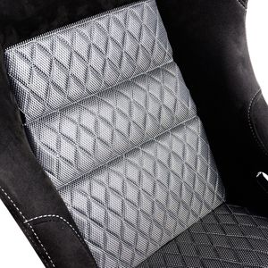 Asiento Deportivo CNSPEED Racing de PVC y Gamuza para Auto YC102095-BG 60x52x95cm - Product Image 4