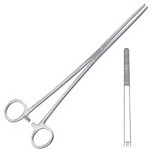 Pinces hémostatiques Bozemann en acier inoxydable, instrument chirurgical manuel pour chirurgie générale, CE ISO13485 Classe I - Product Image 3