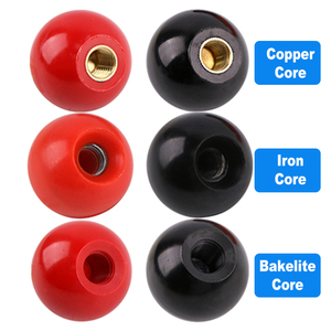 Hete Verkoop Rood Zwart Wit Ronde Balknoppen Rond Bakeliet En Plastic Knop M6 Met Ijzeren Kern - Product Image 5