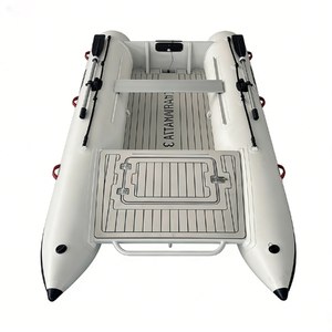 CAT380RIB 380cm <span class=keywords><strong>Mehler</strong></span> PVC Aluminium RHIB Katamaran Schlauchboot - Product Image 1