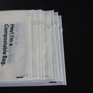 Tùy Chỉnh In Ấn Logo Dây Kéo Nhựa Có Thể Tái Chế Ziplock Túi Bao Bì Phân Hủy Sinh Học Giày Túi Dây Kéo Túi Cho Quần Áo - Product Image 4