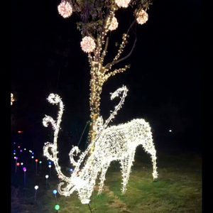 ไฟประดับรูปกวางเรนเดียร์ LED สำหรับตกแต่งสวนในช่วงเทศกาลคริสต์มาส - Product Image 1