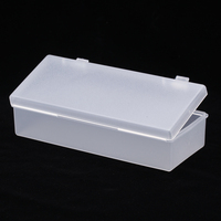 Boîtes en plastique transparent personnalisées Cheng Chen, petits contenants à charnière 160x66x39mm, emballage PP recyclable pour bougies, autocollants, artisanat
