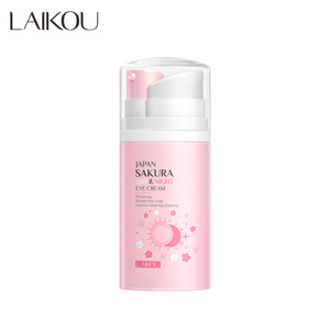 Crème pour les yeux LAIKOU JAPAN SAKURA Jour & Nuit Anti-âge, Anti-rides, Raffermissante, Contre les poches sous les yeux, Contre les cernes, 20g - Product Image 1