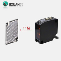BXUAN Sensor Foto Seri E3JK Baru, Relay Output Difusi Cahaya, Sensor Optik Refleksi Difusi Inframerah, Saklar Sensor Fotoelektrik