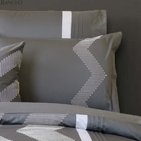 Parure de couette 100% polyester pour la maison, ensemble de qualité supérieure avec drap et taies d'oreillers