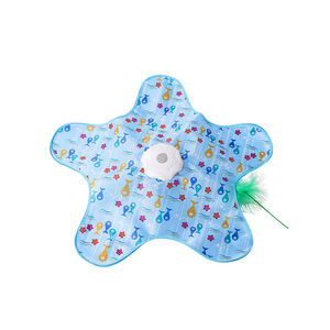 Jouets interactifs rechargeables pour chats avec plumes mobiles dissimulées, jouet pour chaton activé par le toucher, jouets d'exercice pour chats d'intérieur - Product Image 2