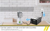 Convertisseur de tension 850W 110/120V vers 220/240V avec prises AC, transformateur de puissance 850W