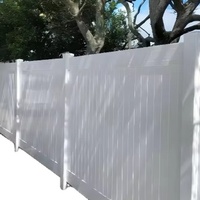 Clôture PVC Écologique Intégrale pour Résidentiel et Extérieur avec Design Moderne, Service de Modélisation 3D et Caractéristiques de Sécurité