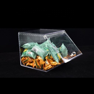 Estante de exhibición de plexiglás, caja de almacenamiento de alimentos, acrílico transparente, duradero y delicado, regalo personalizado - Product Image 4