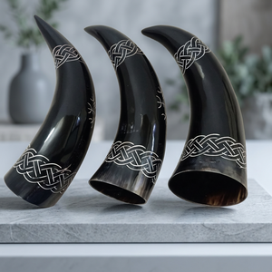High Quality Authentic Viking <b>Drinking</b> <b>Horn</b> Beer Buffalo <b>Horn</b> Handmade Eco-Friendly FAIZA CRAFT Polished <b>Horns</b> Natural - Product Image 1
