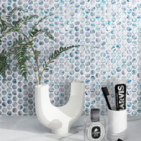 2026 nouveau design bronze couleur hexagone aluminium peler et coller mosaïque carrelage dosseret