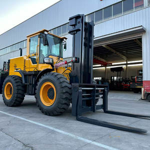 Carretilla elevadora todoterreno diésel de 7 toneladas de alta calidad compatible con EPA EA 4WD para todos los terrenos accidentados producto de combustión interna - Product Image 4
