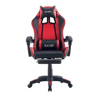 Chaise de jeu PC en cuir inclinable de luxe bon marché de haute qualité avec repose-pieds/chaise pour joueur