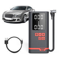 Mini compresseur d'air portable pour pneus de voiture, vélos, gonflables-gonflage rapide, arrêt automatique
