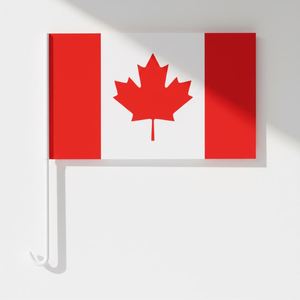 Banderas de Ventana para Auto de Canadá, Personalizadas, 100% Poliéster, Impresión Digital, Ajustables, Venta al Por Mayor, 12''x18'' 30x45cm, Oferta YF - Product Image 2