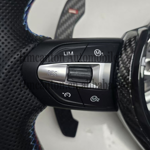 Nuevo Producto, Volante Deportivo de Fibra de Carbono con Luces LED para BMW Serie 3, Serie 5, F10, F20, F30, F90, F01, F02 - Product Image 3