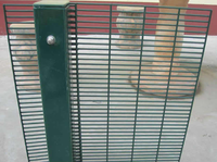 Haute sécurité 358 clôture Anti-escalade rigide maille dense faible entretien extérieur PVC cadre métallique pression Nature treillis panneaux de clôture