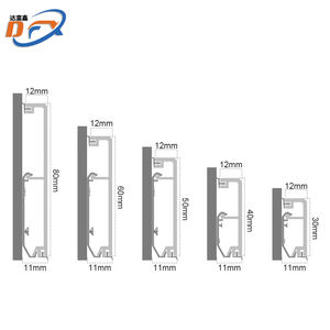 Nouveau produit du fabricant de plinthes, plinthes de 3 cm, bords à angle droit avec bandes en caoutchouc, plinthes murales, moulures de sol - Product Image 2