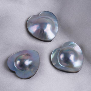 Perlas Sueltas en Forma de Corazón de Concha de Caballito de Mar de 22*22mm para Accesorios de Joyería DIY - Pendientes, Colgantes, Anillos - Product Image 5