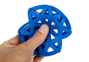 Yıkılmaz halka top-ömür boyu değiştirme-orta ve büyük ırklar-agresif Chewers için Ultra dayanıklı köpek oyuncak-5.5" - Product Image 4