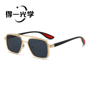 Square <b>Sunglasses</b> UV400 Zinc Alloy Frame PC Lens Unisex Driving Outings Cycling - Product Image 1