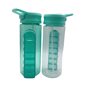 Pastillero Compacto Estilo Taza, Libre de BPA, Diseño Portátil con Pajita, para Escalada, Senderismo, Accesorio para Botiquín de <span class=keywords><strong>Primeros</strong></span> <span class=keywords><strong>Auxilios</strong></span> al Aire Libre - Product Image 4