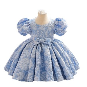 Vestido de Princesa Elegante de Verano para Niñas de Un Año, Vestido de Cumpleaños para Bebé, Estilo Occidental Aisha - Product Image 5
