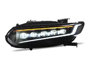 HCmotion Factory manufacturer 10th Gen front lamp Sedan Assembly 2018 2019 2020 2021 Full LED Headlights For Honda Accord