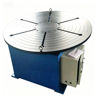 Positionneur de soudage rotatif horizontal à axe unique, positionneur de soudage CNC à levage