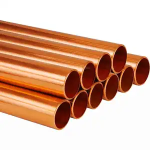 Tube capillaire de bobine de tuyau de cuivre rouge AC du fabricant pour les climatiseurs et les services de pliage et de coupe personnalisés de réfrigération