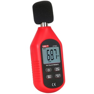 Instrument de mesure du bruit UNI-T UT353, sonomètre 30~130dB, mini moniteur de niveau sonore en décibels - Product Image 1