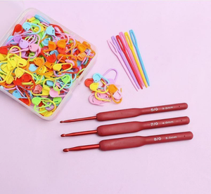 <span class=keywords><strong>Agujas</strong></span> de Tejer Ergonómicas de Aluminio con Mango Suave Rojo, Tipo <span class=keywords><strong>Tulip</strong></span>án, Accesorios para Tejer a Mano - Product Image 2
