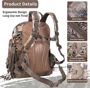 Échantillon gratuit en stock Sac à dos tactique d'extérieur Sac à dos de voyage Sangle Molle Étanche Sac à dos de chasse Sac - Product Image 4