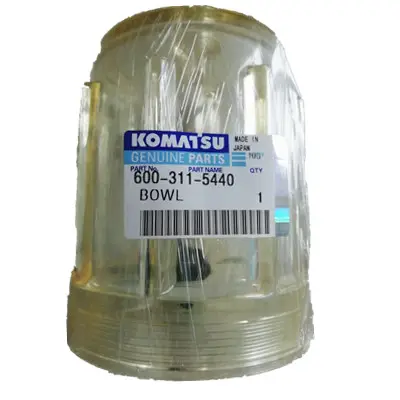 QIANYU 600-311-5440 Mangkuk untuk Mesin Diesel 6D125-5 Spare Part Pemakaian Prefilter Mangkuk