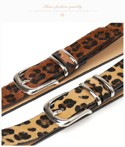 Tốt Nhất Người Bán Cổ Điển Leopard In Đôi Vòng Của Phụ Nữ Vành Đai Leopard Rắn In Giản Dị Quần Jean Vành Đai Phụ Nữ <span class=keywords><strong>PU</strong></span> Da Thắt Lưng Thắt Lưng - Product Image 4