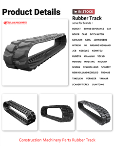 30010941 300x109x41 Chenilles en caoutchouc pour mini-excavatrice SUMITOMO S100 S100F2 S100FJ3, pièces de train de roulement résistantes à l'usure - Product Image 2
