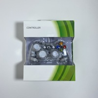 Controles de Juego con Cable Transparentes al por Mayor con Vibración, Plug and Play para Xbox 360 y PC