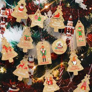 น้ำหอมปรับอากาศในรถยนต์กระดาษดูดซับต้นไม้น้ำหอมของขวัญคริสต์มาสตามสั่ง - Product Image 3