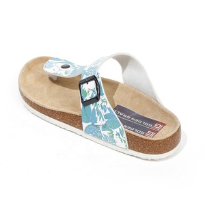 Ultimi Modelli di <span class=keywords><strong>Sandali</strong></span> da Spiaggia Piatti in <span class=keywords><strong>Sughero</strong></span> per Donne, Infradito con Tomaia in PU Antiscivolo, Leggeri e Alla Moda per l'Estate - Product Image 5