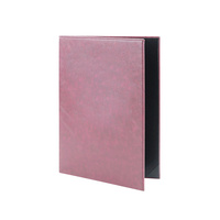 Porte-documents en PU de qualité supérieure avec estampage or/argent pour certificats et documents