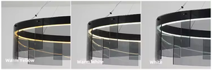 Zeal Lighting Hot Selling Round Fashionable Hotel <b>Light</b> Black Glass Nordic Pendant <b>Light</b> - Product Image 4