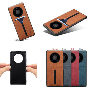 Étui de téléphone portable en cuir PU Denior antichoc avec insert élastique et protection d'écran pour la série Mate 60/50/40/30 (1 emplacement pour <span class=keywords><strong>carte</strong></span>) - Product Image 2