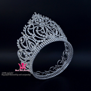 Coiffe de princesse 02164, magnifique, grande et brillante, <span class=keywords><strong>diadème</strong></span>, reine, accessoires pour cheveux, couronnes pour fête, spectacle, nouvelle collection - Product Image 2