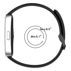 Bandes de sport en silicone doux pour la peau Bandes de montre de remplacement classiques Bracelet de montre pour <span class=keywords><strong>Huawei</strong></span> <span class=keywords><strong>Band</strong></span> 9 - Product Image 6