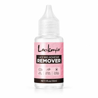 Dissolvant de colle pour perruques en dentelle et dissolvant d'extensions capillaires adhésives à marque privée, liquide nettoyant rapide et sûr pour la peau, éliminant les résidus d'adhésif