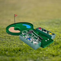 Fabricant de rencontres sociales pour adultes Jeu de mini golf Jeu de verres à liqueur Ensemble de jeux à boire