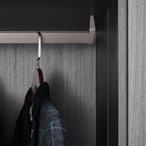 อุปกรณ์ยึดราวแขวนเสื้อผ้า TS1409 แบบสอดสลักเกลียว ราวเดี่ยว รูปทรงสี่เหลี่ยมผืนผ้า ราวแขวนเสื้อผ้า ตู้เก็บของ - Product Image 3